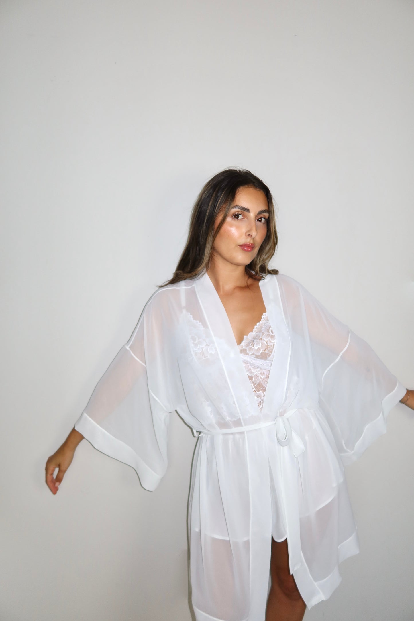 The Sweetheart Chiffon Robe