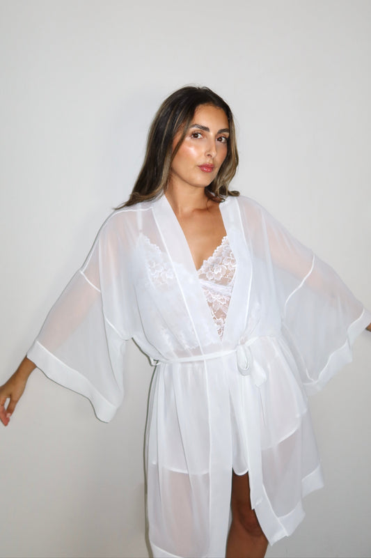 The Sweetheart Chiffon Robe