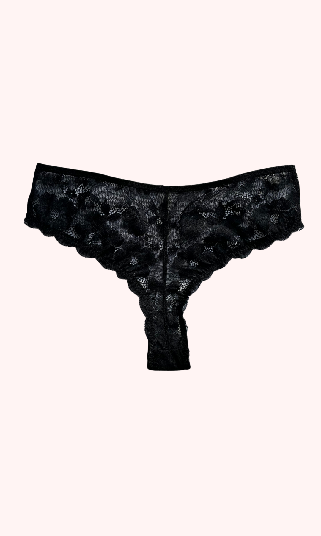 Vintage Lace Cut-Out Thong