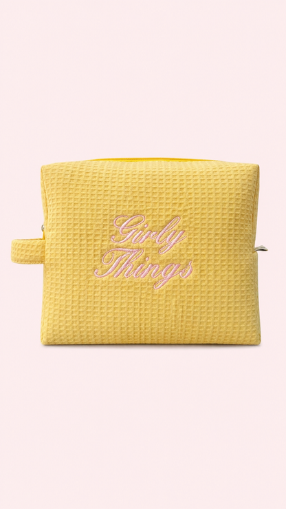 The Girly Things Waffle Pouch
