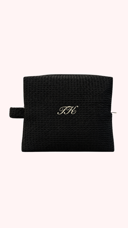 The Monogram Waffle Pouch